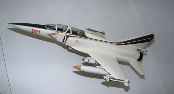Модель проекта истребителя-бомбардировщика IAR-S
